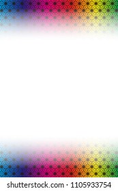 Traditional Japanese pattern, copy space, title space, message space,