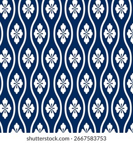 Diseño de patrón japonés tradicional. Inspirado en el motivo Kuginuki (Pinzas).