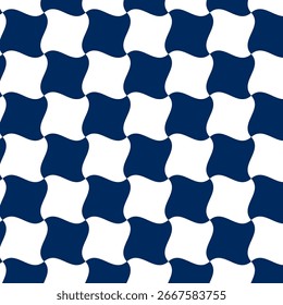 Traditional Japanese pattern design. Seamless Chidori Manji (Bird and Swastika) inspired motif.