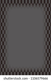 Traditional Japanese pattern, picture frame, copy space, title space, message space,