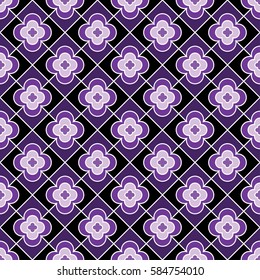 Traditional Japanese pattern - seamless editable repeating vector background wallpaper