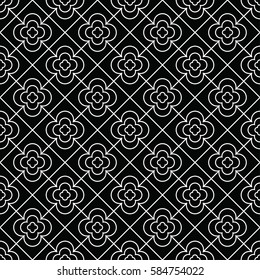 Traditional Japanese pattern - seamless editable repeating vector background wallpaper