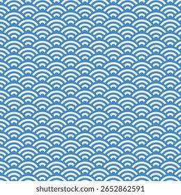 Design têxtil padrão japonês tradicional