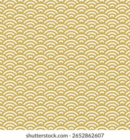 Traditional Japanese Pattern Textile Design