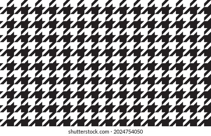 Traditional Japanese Patterns,Simple seamless patterns vector image,minimal texture. Repeatable vector graphics, black and white. chidori. hounds tooth