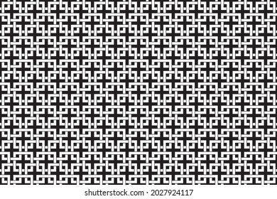Traditional Japanese Patterns,Simple seamless patterns vector image,minimal texture. Repeatable vector graphics, black and white