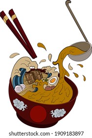 ラーメン屋 イラスト High Res Stock Images Shutterstock