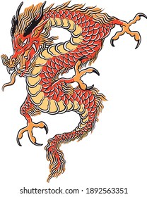 12,713 Japanese Dragon Tattoo Images, Stock Photos & Vectors | Shutterstock