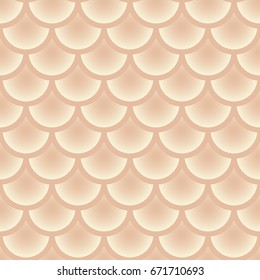 Traditional Japanese seamless pattern. Fish squama. Mermaid scales. Stock vector