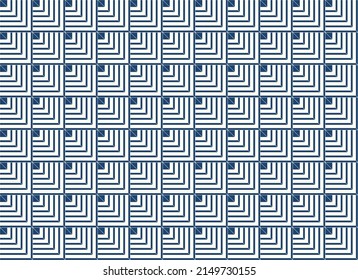 Traditional Japanese seamless patterns with geometric themes. Japanese traditional wall.
