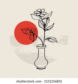 Traditional Japanese vector illustration. Traditional of Japan. Asian concept. Vintage art. Design for posters, book covers, brochures, flyers.