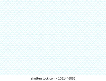 Traditional Japanese wave pattern