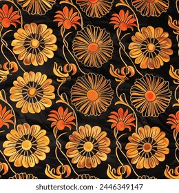 Un batik tradicional javanés inspirado