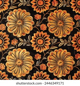Un batik tradicional javanés inspirado