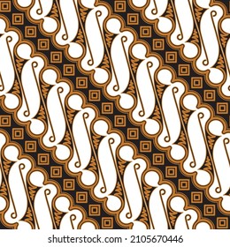 Traditional Javanese Batik, Parang pattern version 01.
Batik Jawa tradisional, motif Parang versi 01. svg