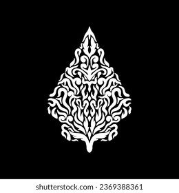 Vector de diseño de concepto javanés tradicional