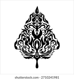 Diseño tradicional de la ilustración del objeto javanés, conveniente para los logotipos y los Elementos de diseño