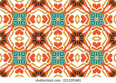 traditional kente cloth Vector Seamless Pattern Traditional ethnic oriental design for the background. Folk embroidery, Indian, Scandinavian, Gypsy, Mexican, African rug, wallpaper.