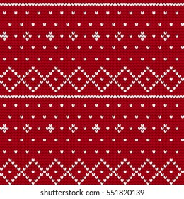 Traditional knitting pattern for Ugly Sweater