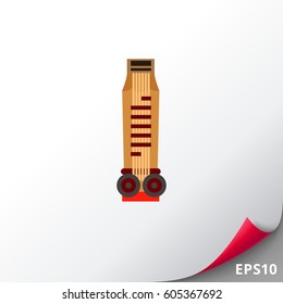 Traditional Korean gayageum icon