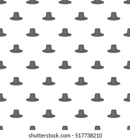 Traditional korean hat pattern. Cartoon illustration of traditional korean hat vector pattern for web