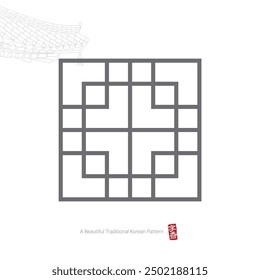 Traditional Korean Patterns. Illustration of Traditional Patterns