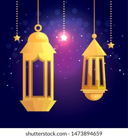 traditional lamps hanging decoration design