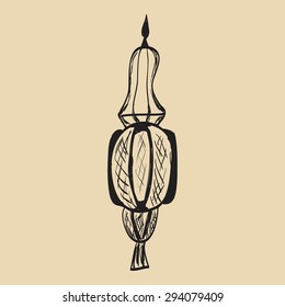 traditional lantern of Ramadan