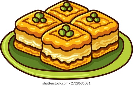 Traditional Layer Cake Kue Lapis Snack Cake