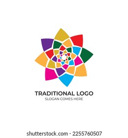 traditional logo design, company logos, vector template, creative logo, and t-shirt design. festival of lights celebration in India.Holi festival logo