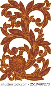 Traditional Madura motifs from East Java symbolize elegance and harmony. Ideal for ethnic design and decoration, they are used in crafts like carvings and textiles, rich in cultural values.