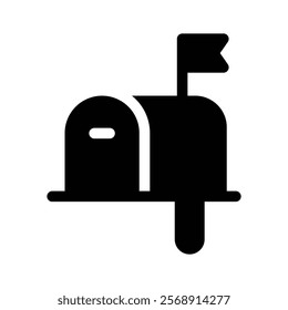 A traditional mailbox for receiving physical mail or emails