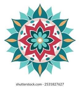 Ilustração tradicional do vetor da arte do Mandala Projetos geométricos intrincados para projetos espirituais e culturais