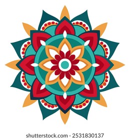 Traditional Mandala Art Vector Illustration Intricate Designs for Spiritual, Decorative, and Cultural Artwork