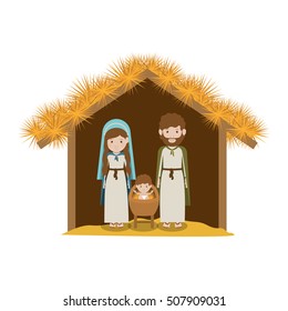 traditional manger scene