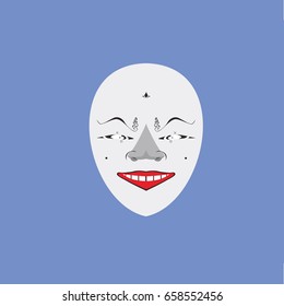 the traditional mask