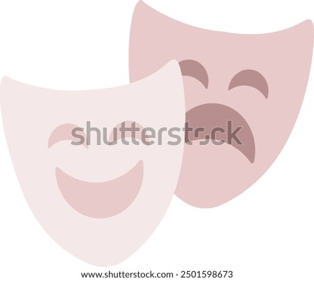 traditional masks of comedy and tragedy