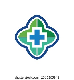 Ilustração do ícone do logotipo da medicina tradicional ideia criativa