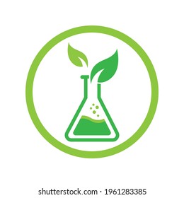 traditional medicine logo image illustration design template with leaves