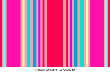 Traditional Mexican Colorful Sarape, Copy Space, Multicolor Lines, Background