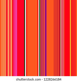 Traditional Mexican Colorful Sarape, Copy Space, Multicolor Lines, Background