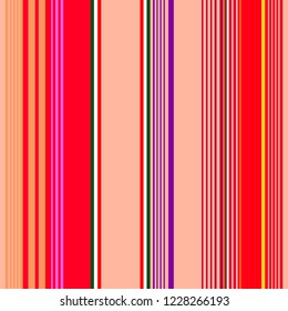 Traditional Mexican Colorful Sarape, Copy Space, Multicolor Lines, Background