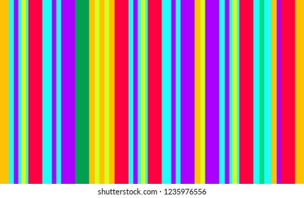 Traditional Mexican Colorful Sarape, Copy Space, Multicolor Lines, Background