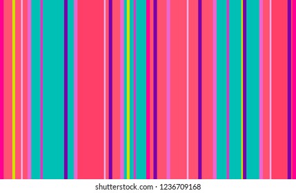 Traditional Mexican Colorful Sarape, Copy Space, Multicolor Lines, Background