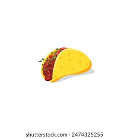 Traditional Mexican Fast food Taco Mexico Delicious Food Illustration Clip Art Set, Taco Pozole, Tortas Tamales, Quesadillas Enchiladas