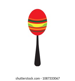 Traditional mexican maraca