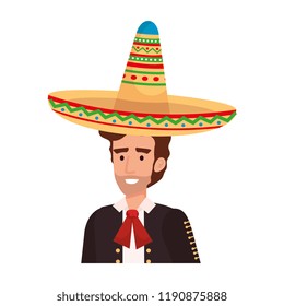 traditional mexican mariachi character