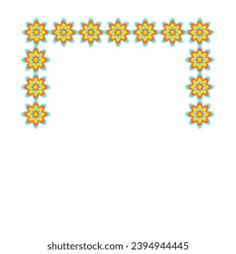 Traditional Mexican Marigold Flower Decoration