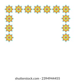 Traditional Mexican Marigold Flower Decoration