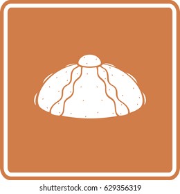 traditional mexican pan de muerto sign